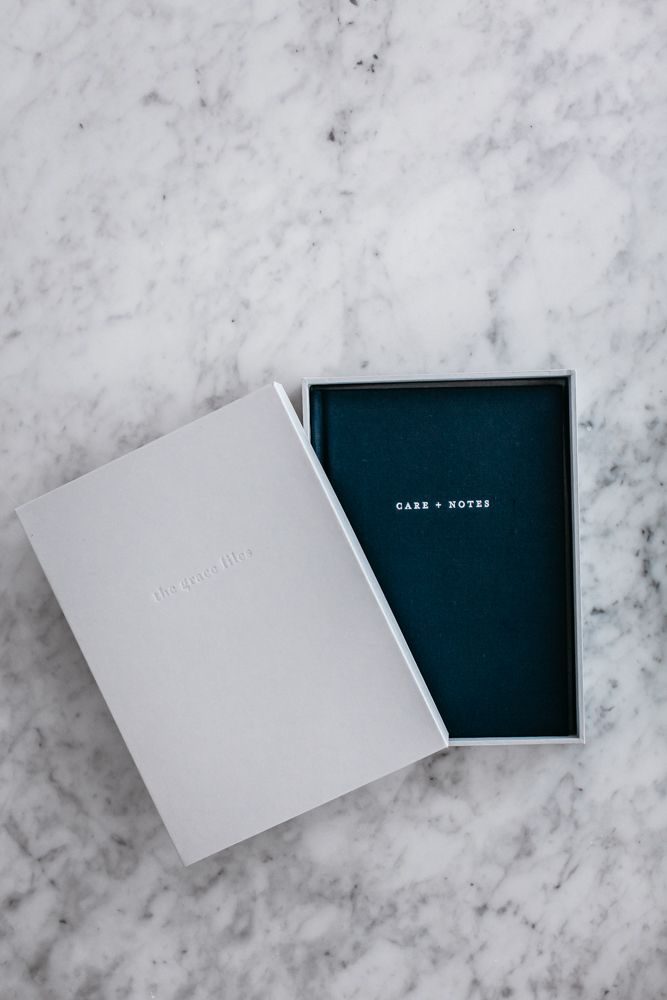 Care + Notes - in its box, a journal by the grace files