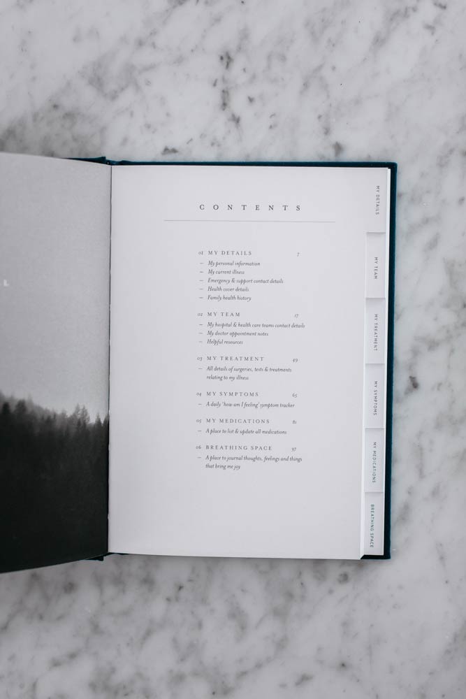 Care + Notes, a journal by the grace files