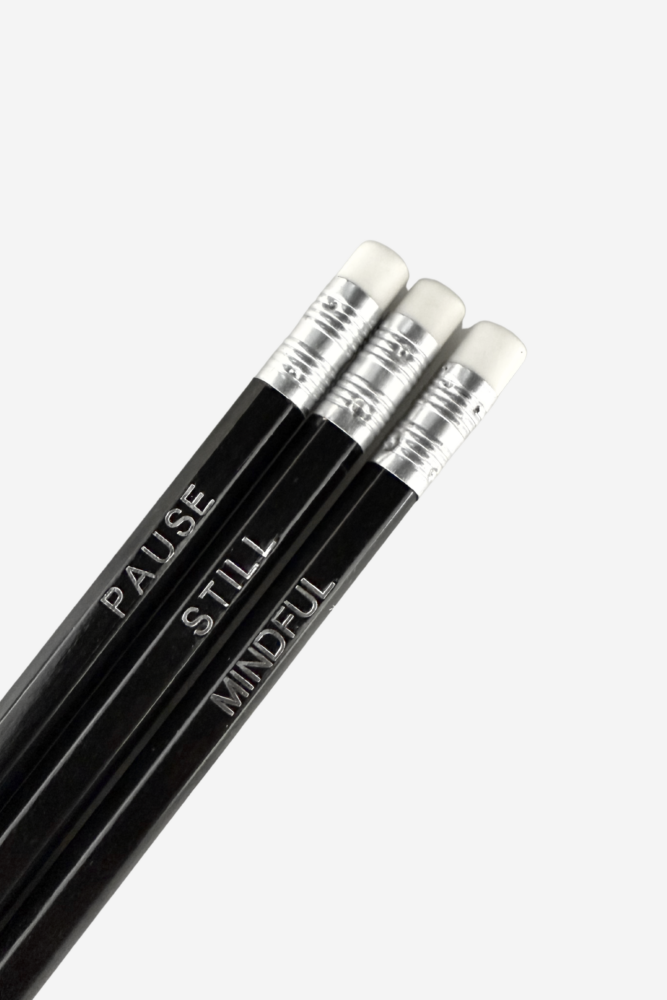 Pause, Still, Mindful Pencils